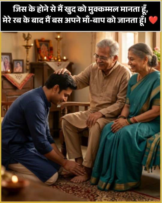 Maa Baap Ke Liye Shayari in Hindi Maa Baap Ke Liye Shayari in Hindi