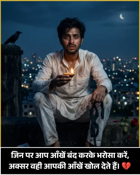 Bharosa Rishte Dhoka Shayari