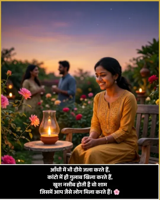 Good Evening Shayari for Friend Good Evening Shayari for Friend