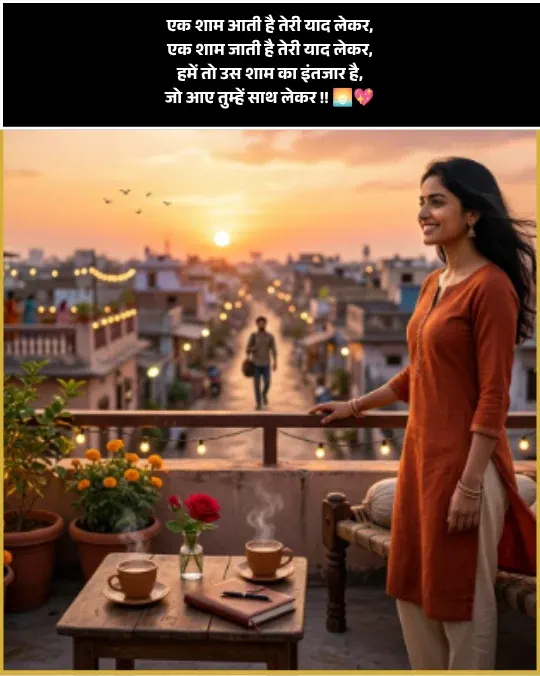 Good Evening Shayari Hindi Mein Good Evening Shayari Hindi Mein
