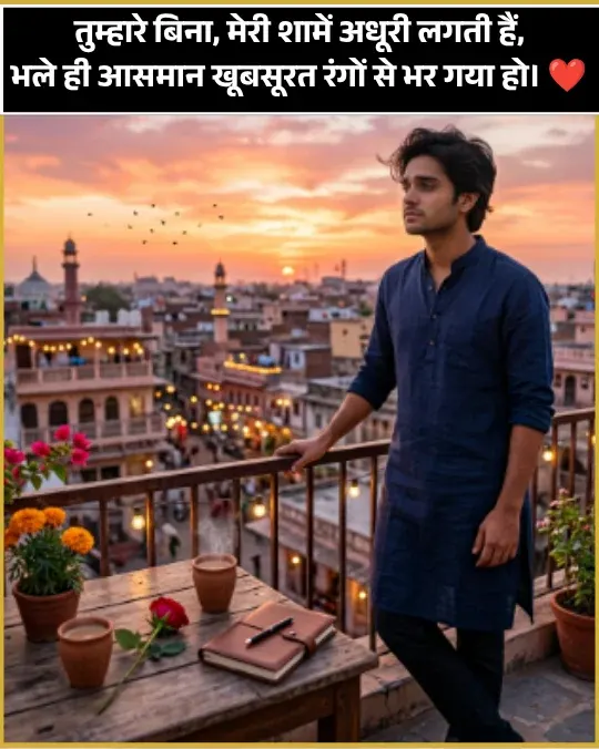 Good Evening Shayari Love Good Evening Shayari Love