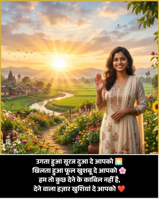 Good Morning Shayari in Hindi Good Morning Shayari in Hindi