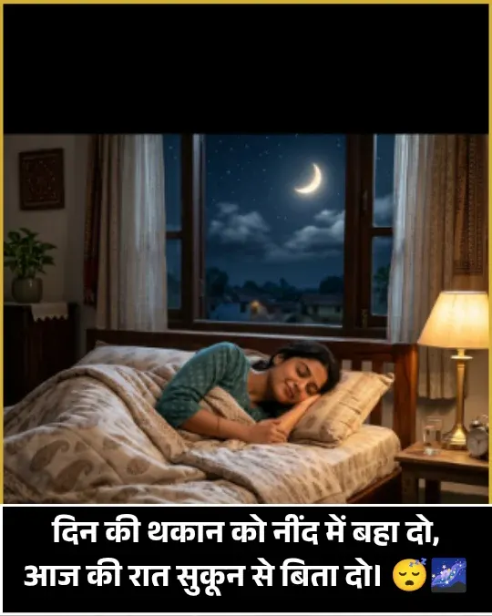 Good Night Shayari in Hindi Good Night Shayari in Hindi
