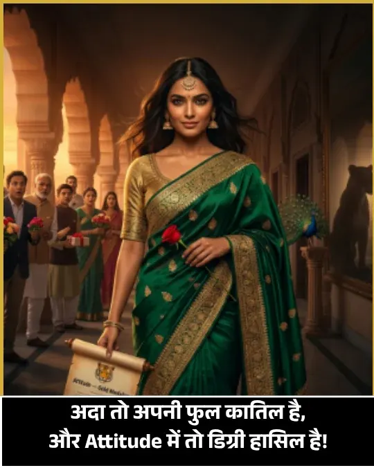 Killer Attitude Shayari for Girls Killer Attitude Shayari for Girls