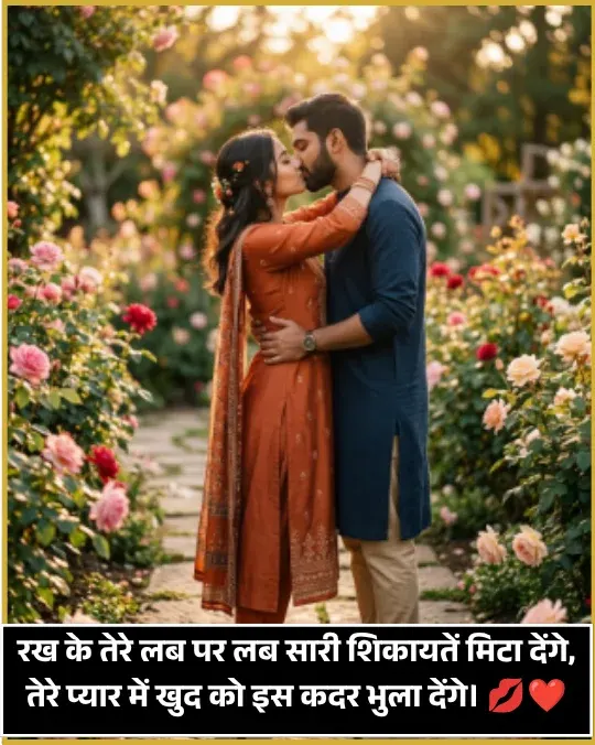 Kiss Romantic Shayari Kiss Romantic Shayari