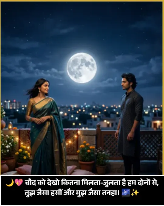 Love Moon Shayari Love Moon Shayari