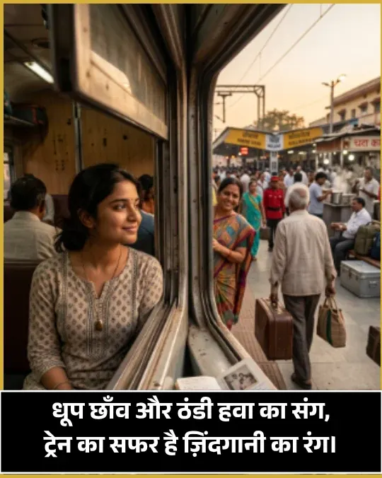 Safar Shayari on Train Journey Safar Shayari on Train Journey