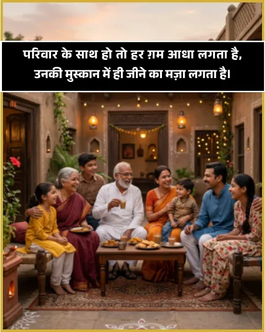 Short Family Shayari in Hindi Family Shayari in Hindi